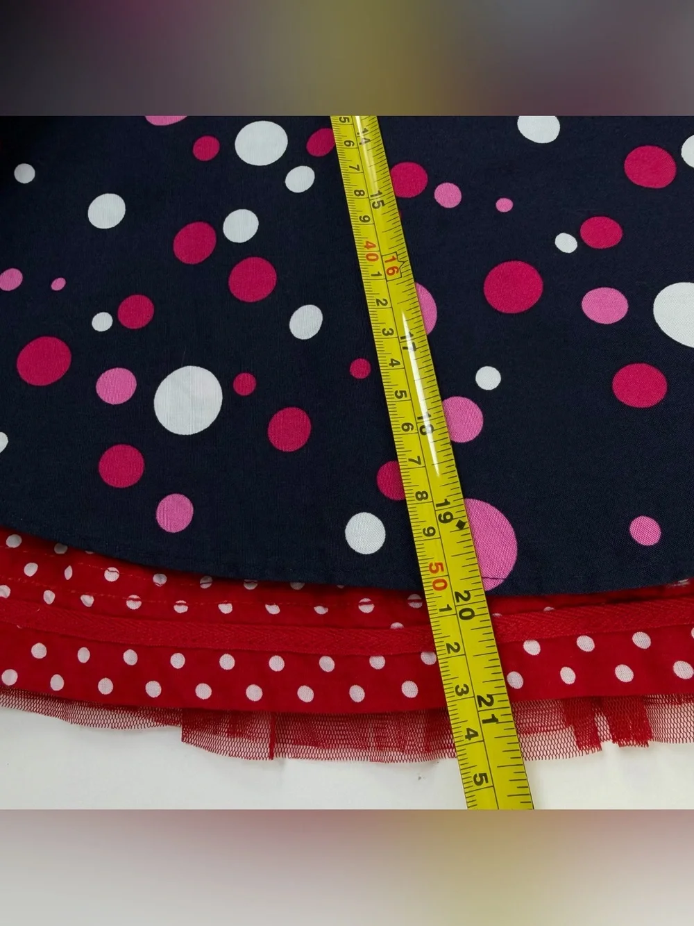 Toddler Girl 24M Polka Dot Party Dress Bundle Lot of 2 Navy Red EUC